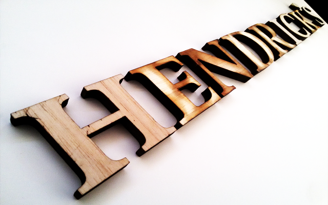Letras em Madeira